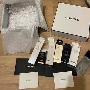 Chanel box plus empty boxes/envelopes/cards